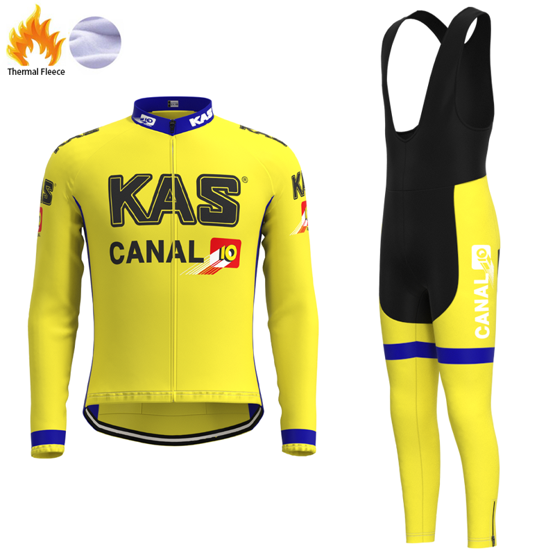 KAS Canal Retro Cycling Jersey Long sleeved suit