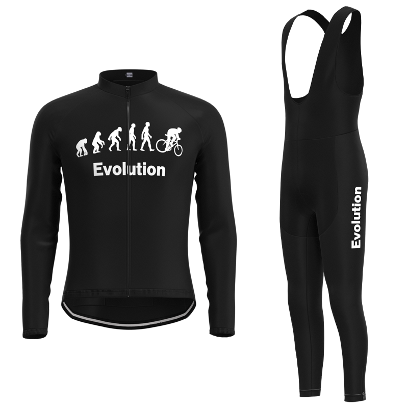 Evolution Retro Cycling Jersey Long sleeved suit