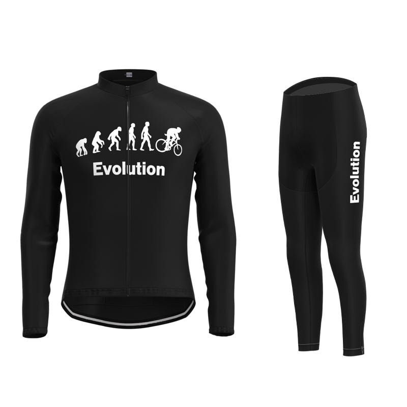 Evolution Retro Cycling Jersey Long sleeved suit