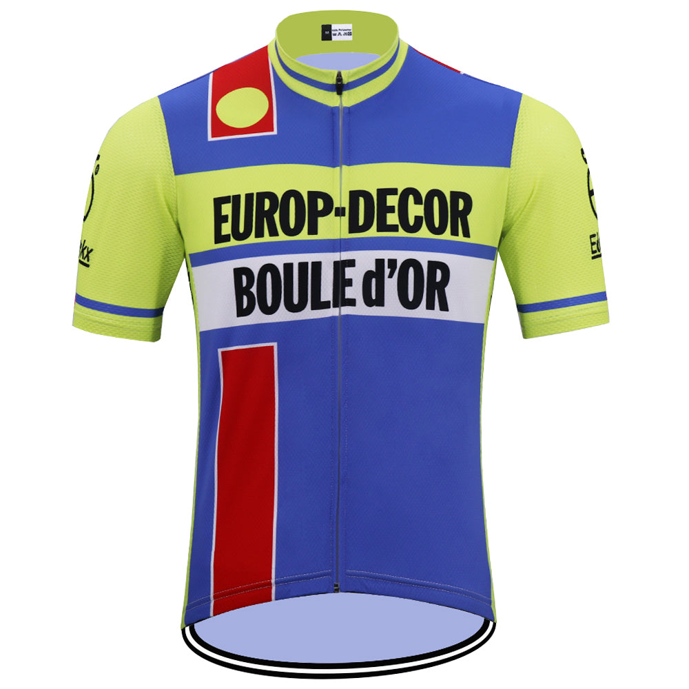 EUROP Retro Cycling Jersey Short sleeve