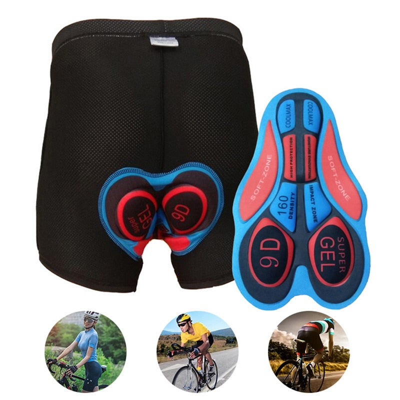 Cycling Shorts 9D Men's Underpants Mountain Bike Sports Fitness Shorts Bicycle Padded
