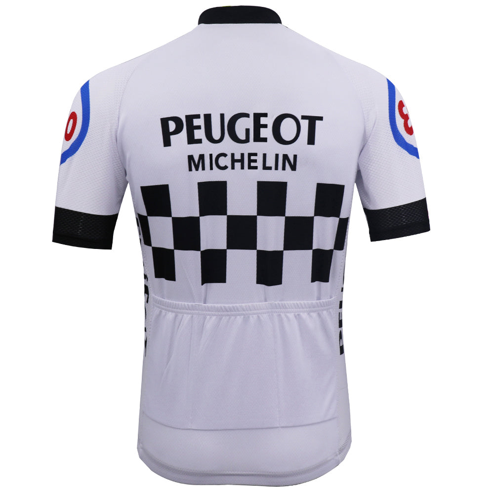 PEUGEOT Retro Cycling Jersey Short sleeve
