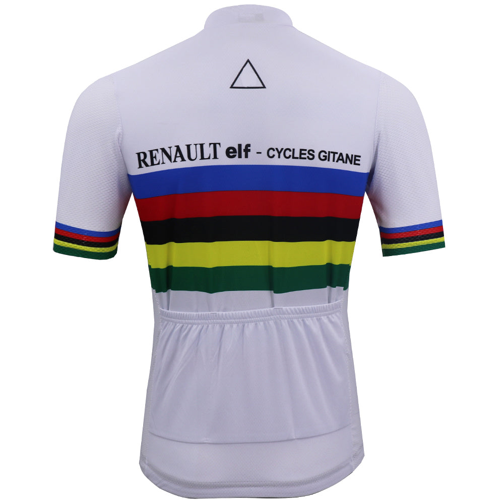 RENAULT elf Retro Cycling Jersey Short sleeve