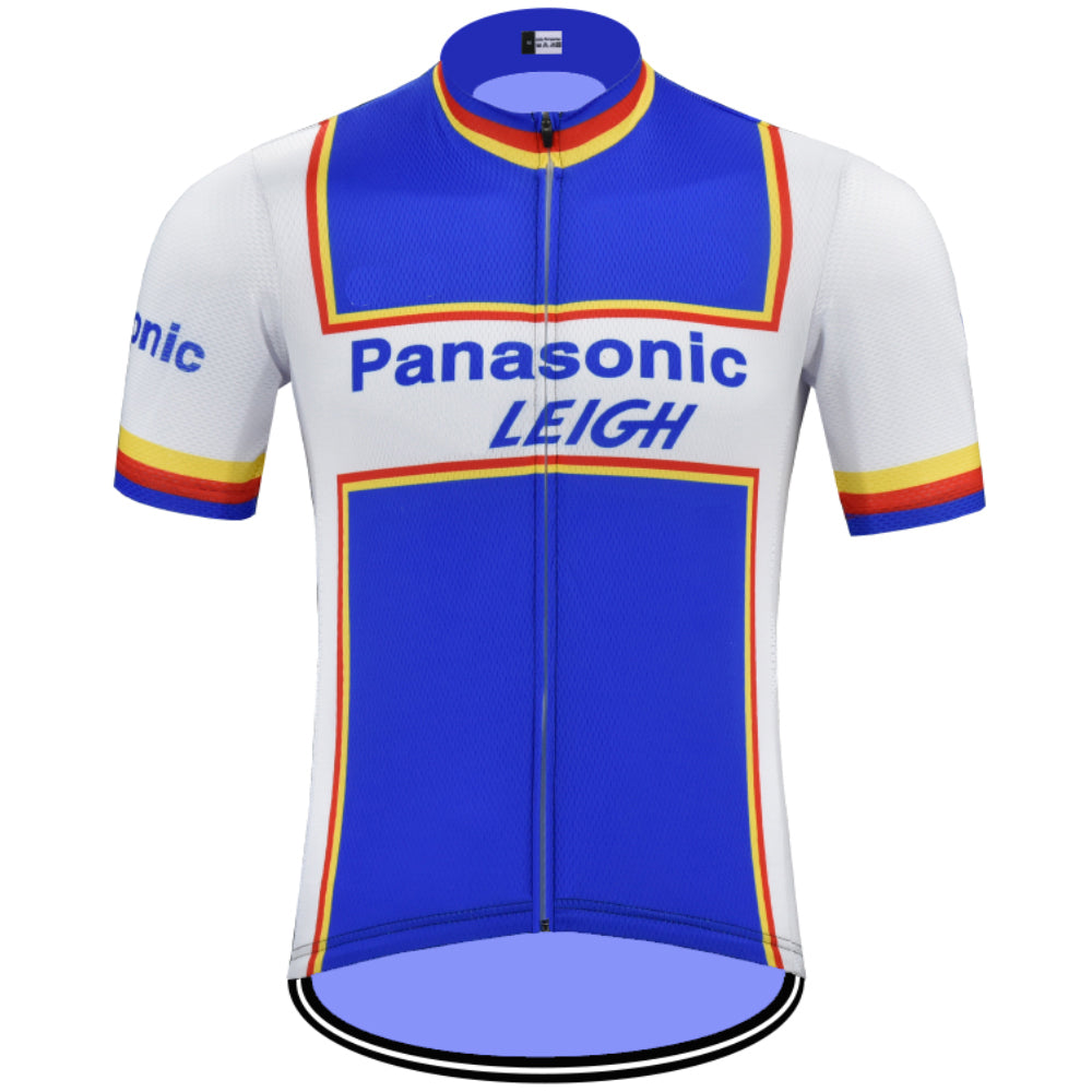PANASONIC Retro Cycling Jersey Short sleeve