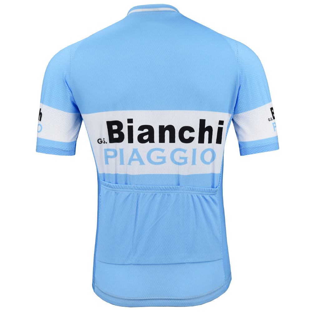 BIANCHI Retro Cycling Jersey Short sleeve