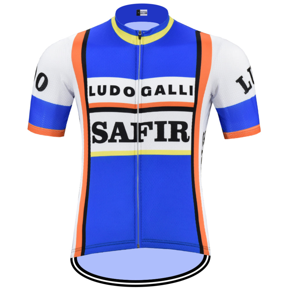 LUDO GALLI SAFIR Retro Cycling Jersey Short sleeve