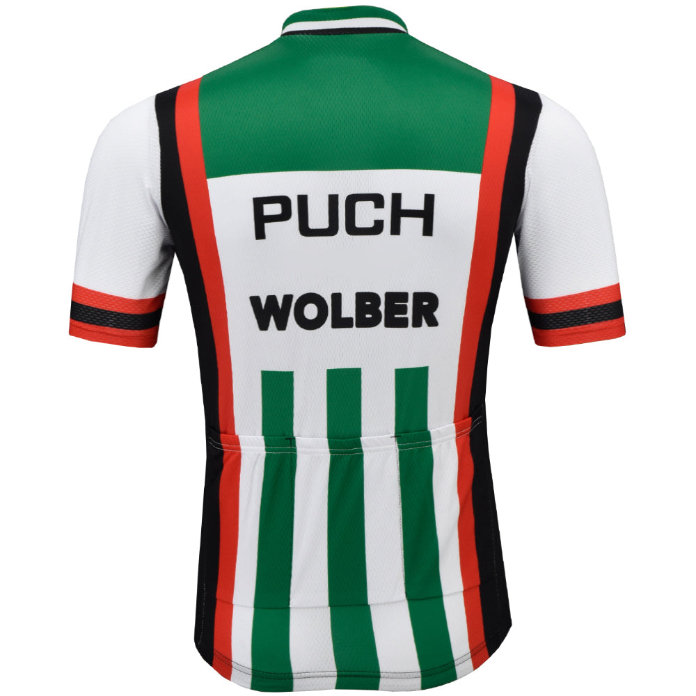 PUCH WOLBER Retro Cycling Jersey Short sleeve