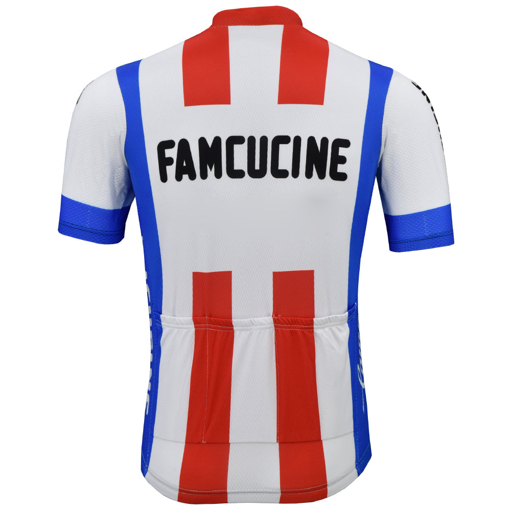 FAMCUCINE Retro Cycling Jersey Short sleeve