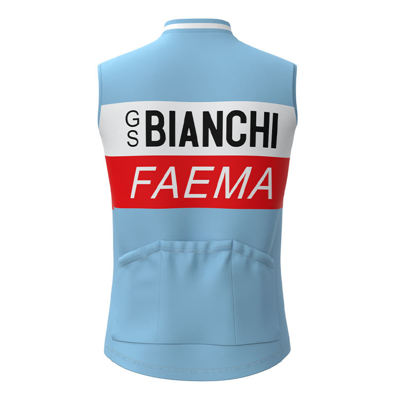 BIANCHI FAEMA Retro Cycling Jersey Long sleeved suit