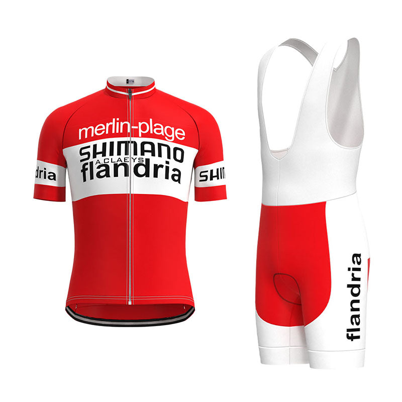 SHIMANO Flandria Retro Cycling Jersey Set