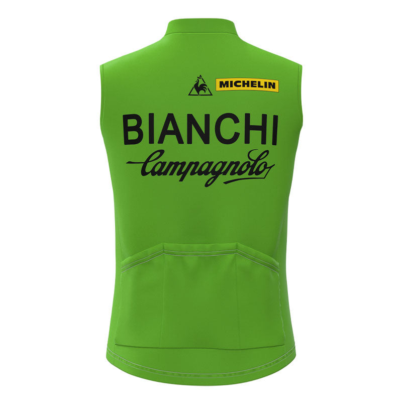 BIANCHI GREEN Retro Cycling Jersey Short sleeve suit