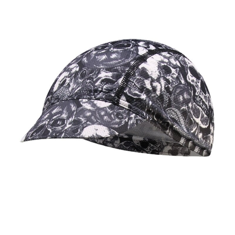 Camouflage Cycling Cap - Skull Cycling Hat-Under Helmet - Cycling Helmet Liner Breathable&Sweat Uptake