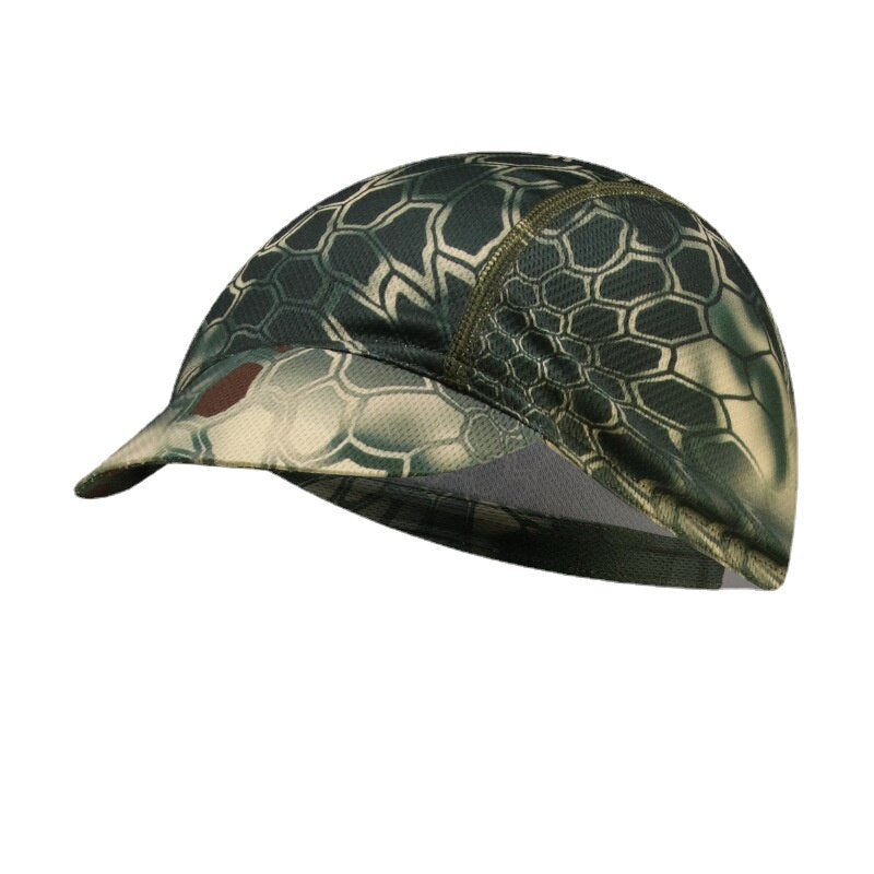 Camouflage Cycling Cap - Skull Cycling Hat-Under Helmet - Cycling Helmet Liner Breathable&Sweat Uptake