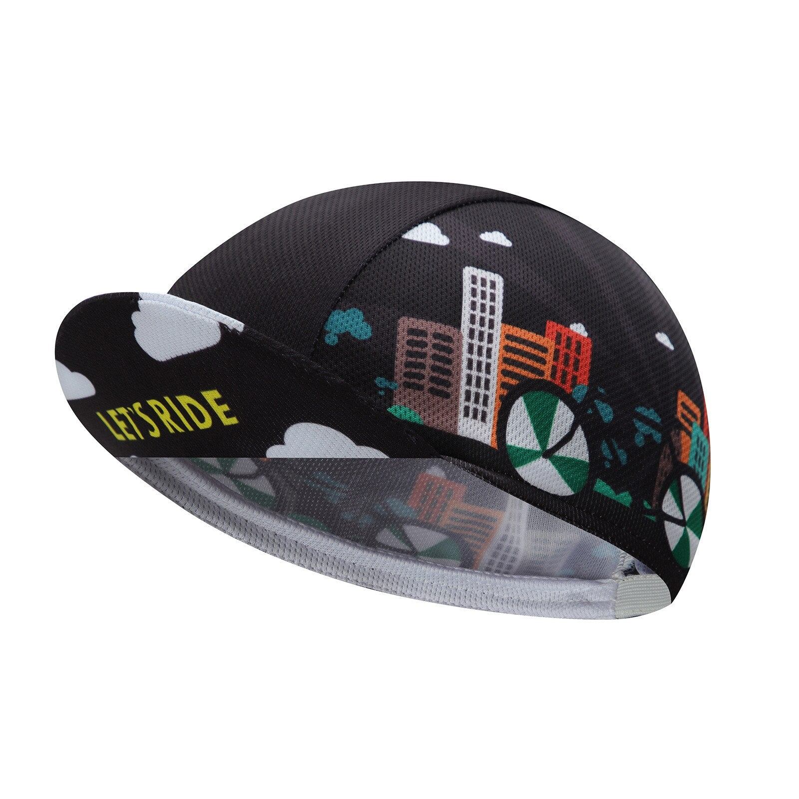 Funny Cycling Cap - Polyester Cycling Hat-Under Helmet - Cycling Helmet Liner Breathable&Sweat Uptake
