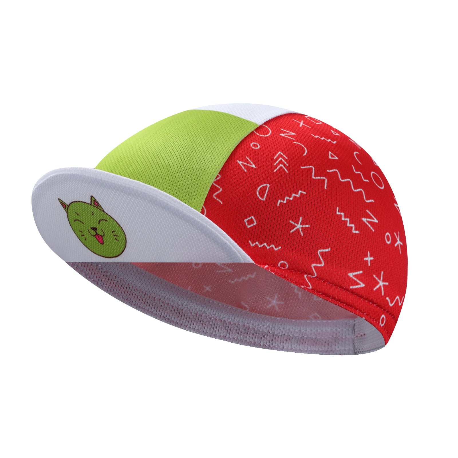 Funny Cycling Cap - Polyester Cycling Hat-Under Helmet - Cycling Helmet Liner Breathable&amp;Sweat Uptake