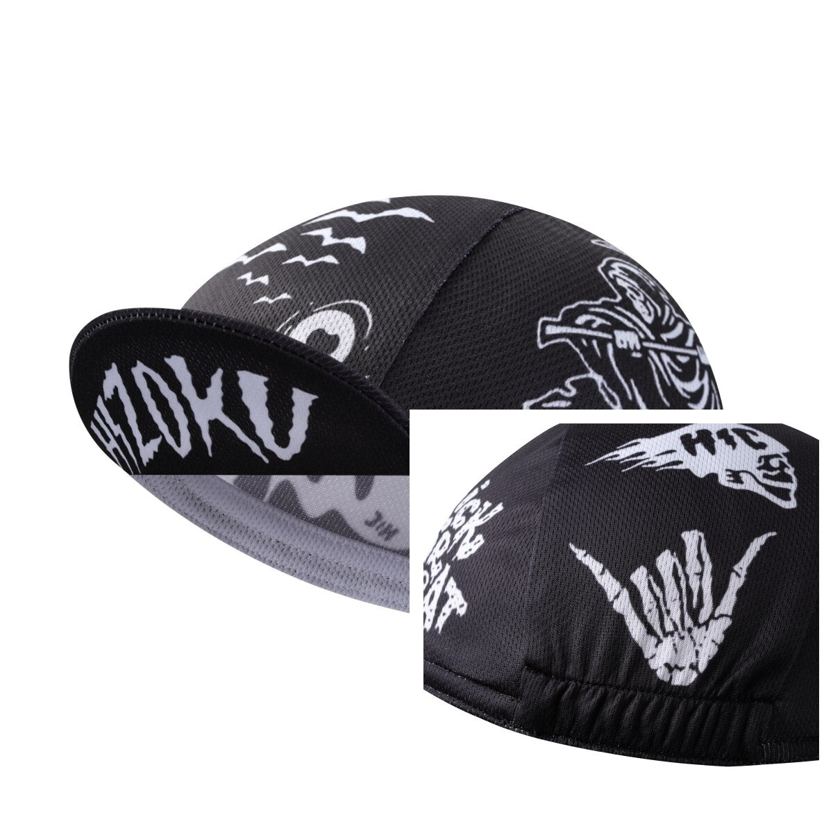 Men's Cycling Cap - Polyester Skull Cycling Hat-Under Helmet - Cycling Helmet Liner Breathable&Sweat Uptake