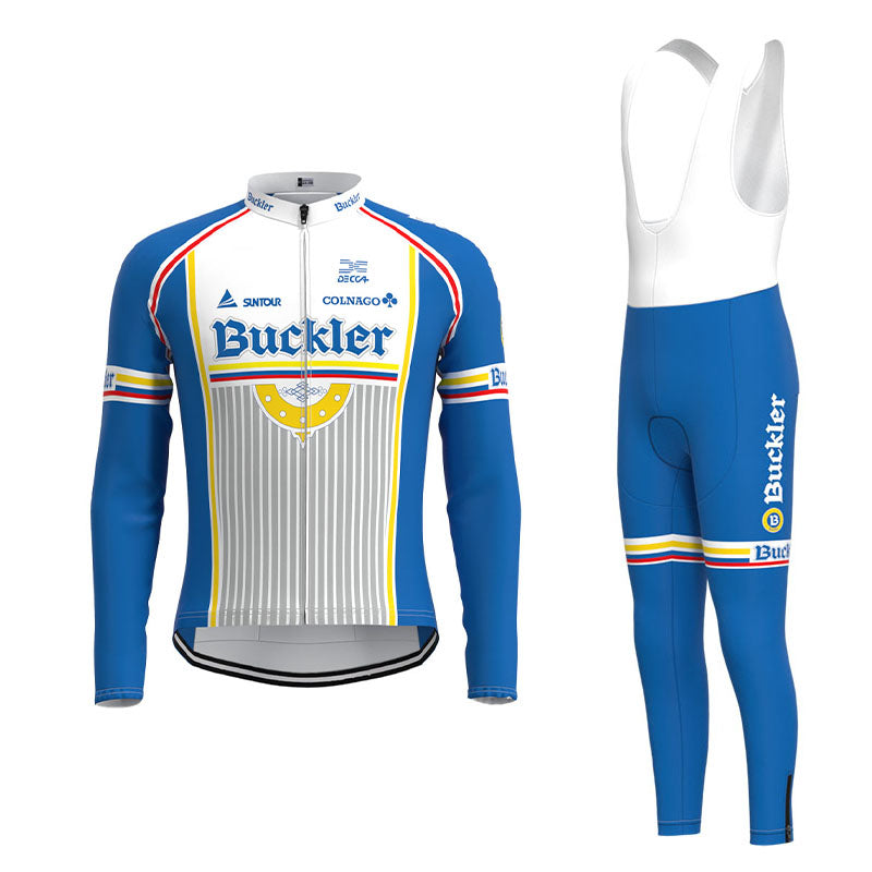 Buckler 1991 Retro Cycling Jersey Long Set (With Fleece Option)