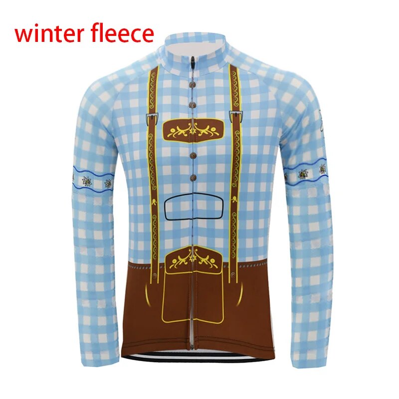 Retro Cycling Jersey Long sleeved suit