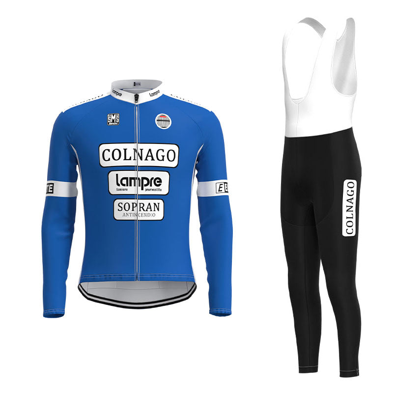 Colnago Lampre Retro Cycling Jersey Long Set (With Fleece Option)