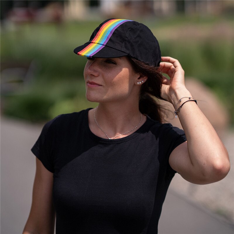 Colored Stripes CYCLING CAP