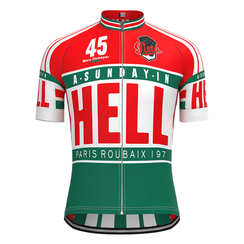 A SUNDAY IN HELL 1976 Paris-Roubaix  Retro Cycling Jersey Set