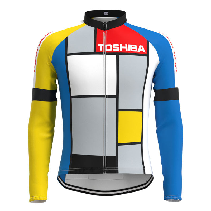 Toshiba Look 1989 Retro Cycling Jersey Long Set (With Fleece Option)