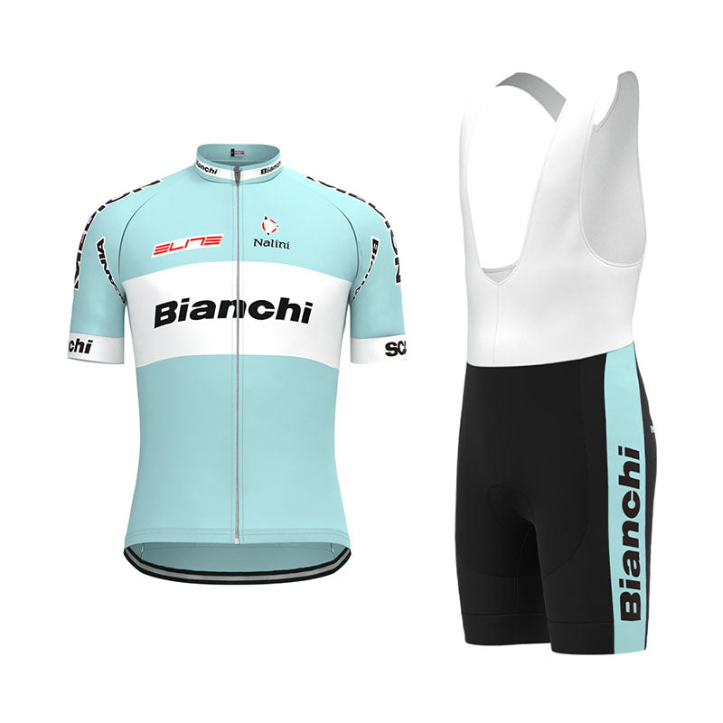BIANCHI Nalini Retro Cycling Jersey Short sleeve suit