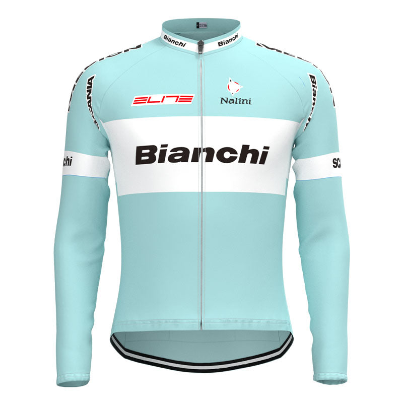 BIANCHI Nalini Retro Cycling Jersey Long sleeved suit