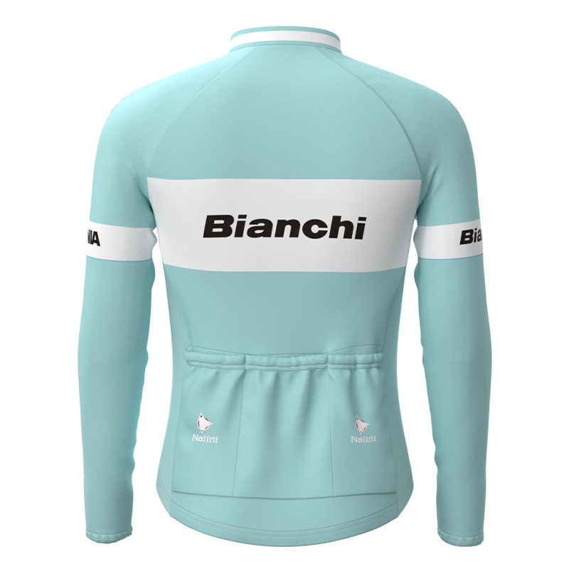BIANCHI Nalini Retro Cycling Jersey Long sleeved suit