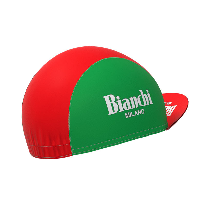 BIANCHI GREEN And Red Retro Cycling Jersey Short sleeve suit