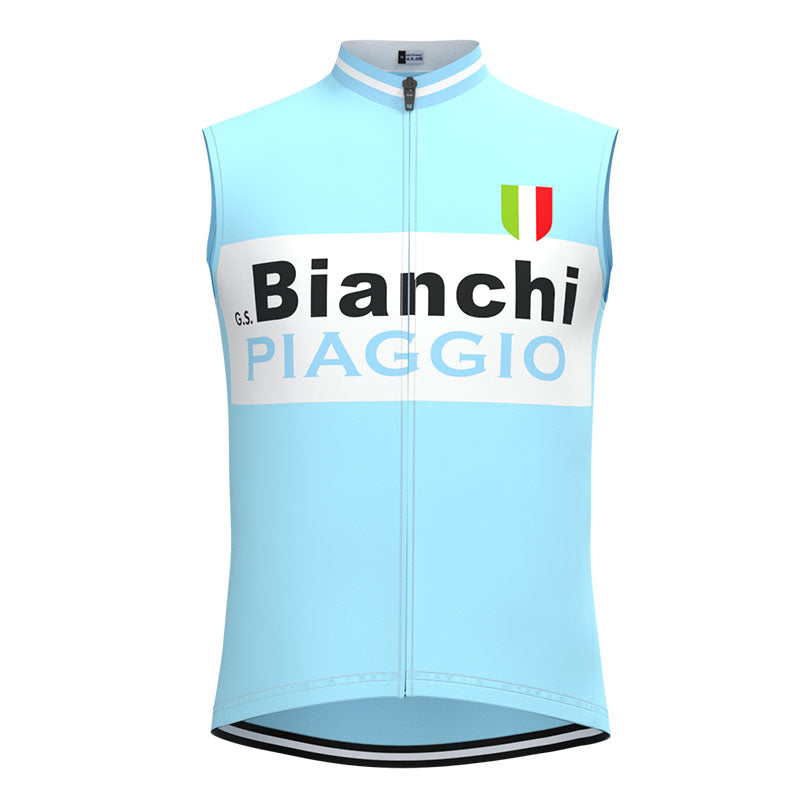 BIANCHI Piaggio Retro Cycling Jersey Short sleeve suit