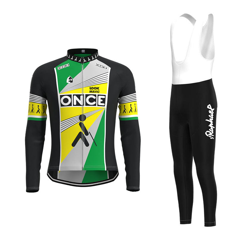 ONCE Retro Cycling Jersey Long Set (With Fleece Option)