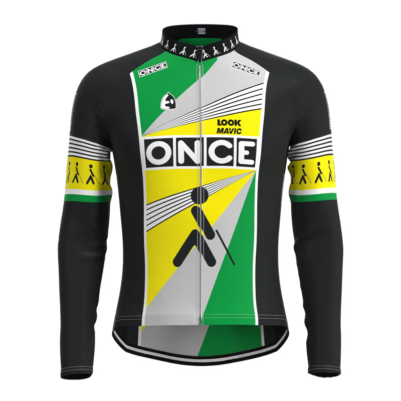 ONCE Retro Cycling Jersey Long Set (With Fleece Option)