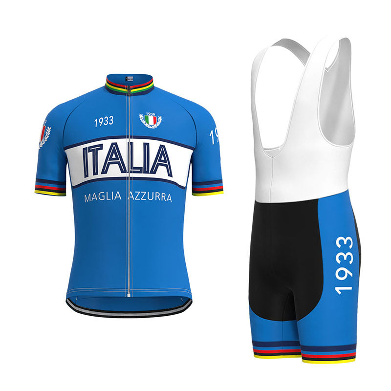 ITALIA Cycling Team Retro Cycling Jersey Set
