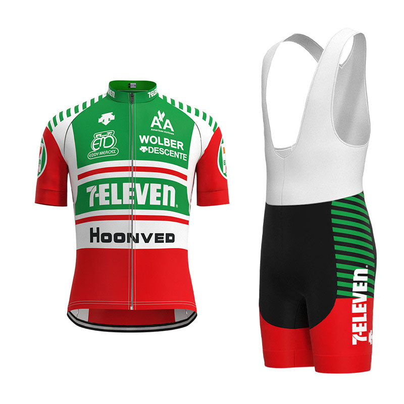 7-Eleven Retro Cycling Jersey Set