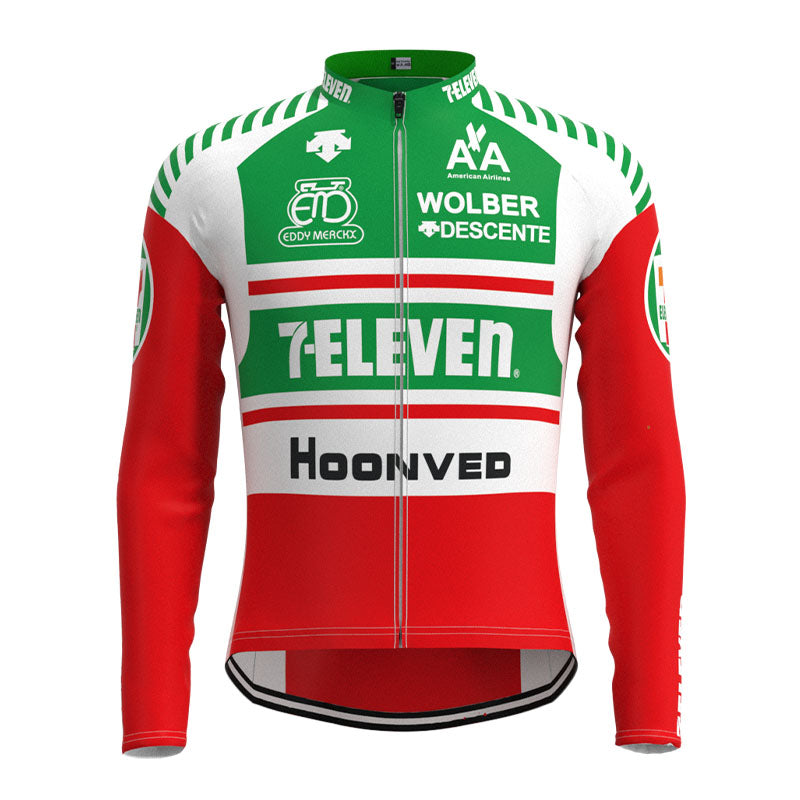 7-Eleven Retro Cycling Jersey Long Set (With Fleece Option)
