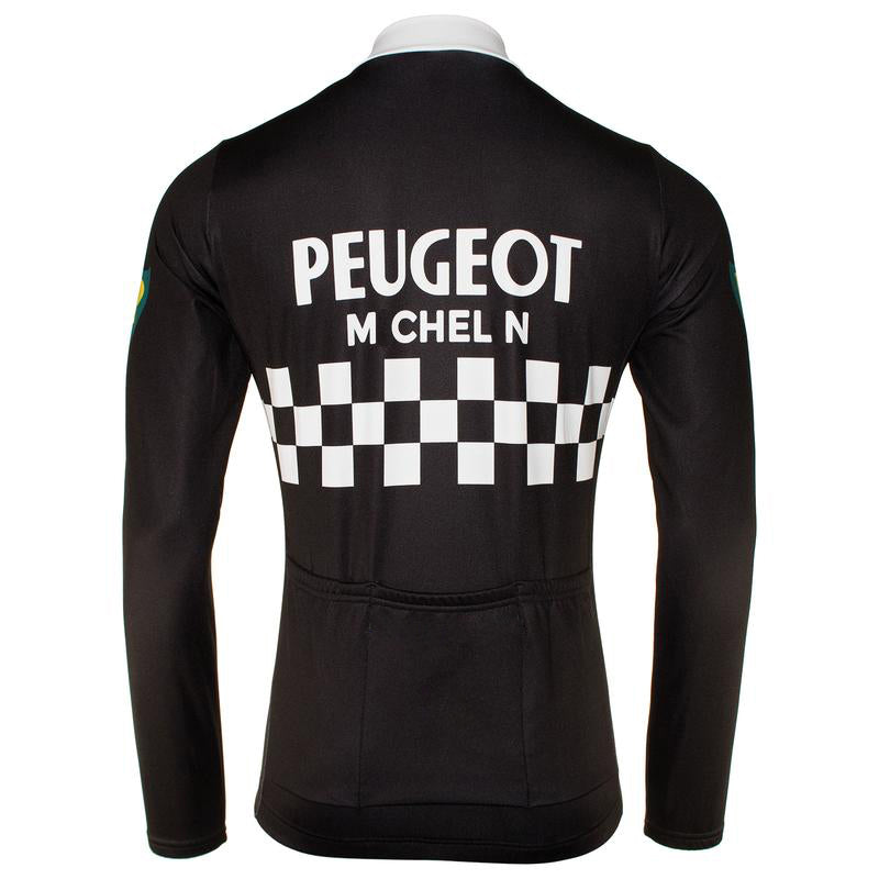 PEUGEOT Retro Cycling Jersey long sleeve