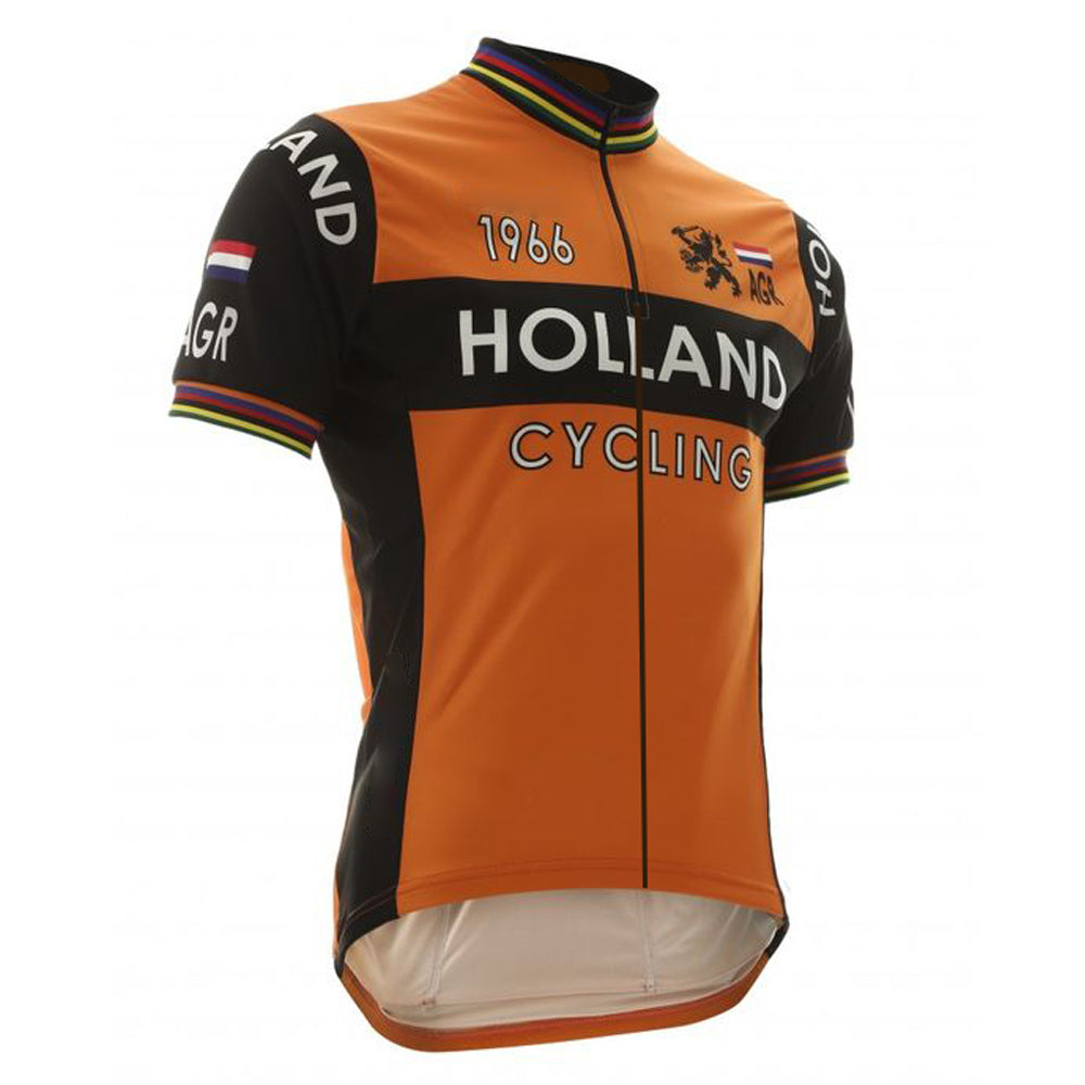 Holland Retro Cycling Jersey Short sleeve