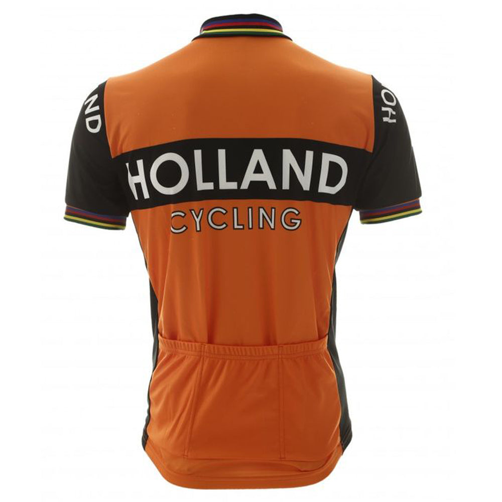 Holland Retro Cycling Jersey Short sleeve
