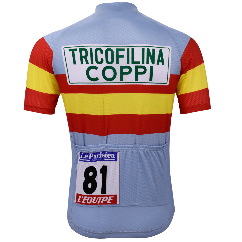 TRICOFILINA Retro Cycling Jersey Short sleeve