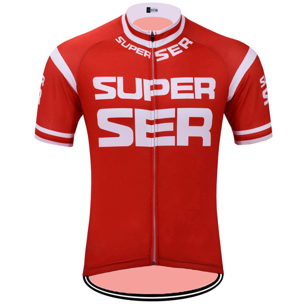 Superser Retro Cycling Jersey Short sleeve