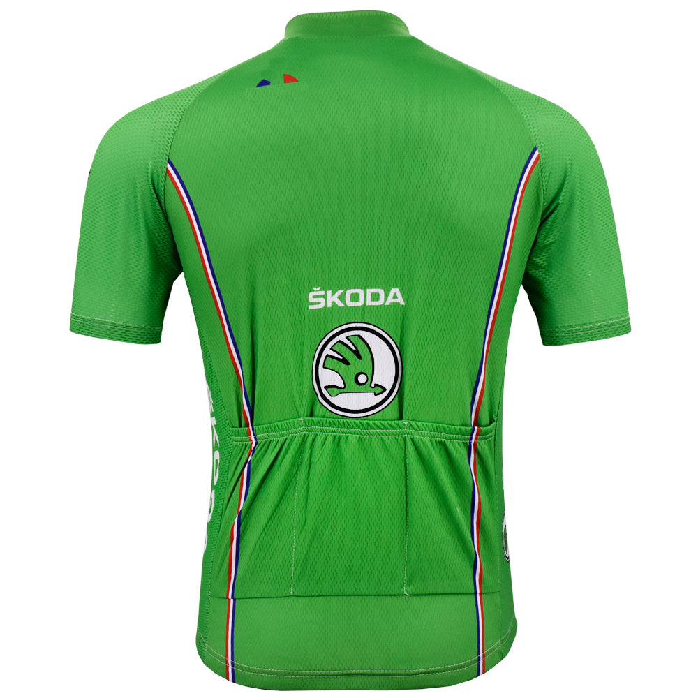 SKODA Retro Cycling Jersey Short sleeve