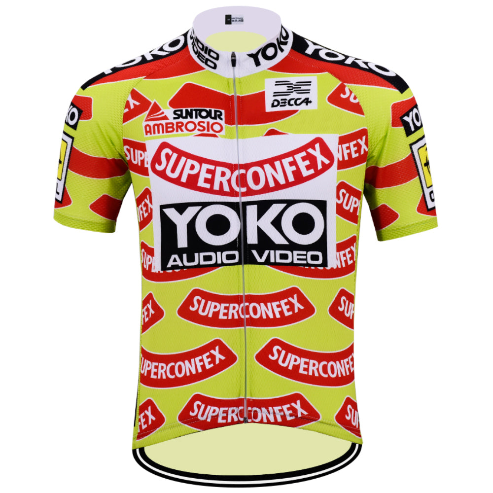 YOKO Retro Cycling Jersey Short sleeve