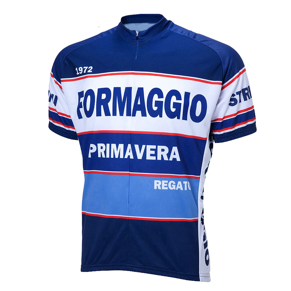 FORMAGGIO Black Retro Cycling Jersey Short sleeve