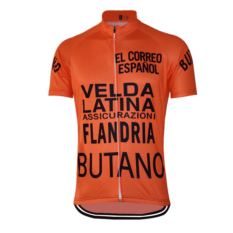 VELDA Retro Cycling Jersey Short sleeve
