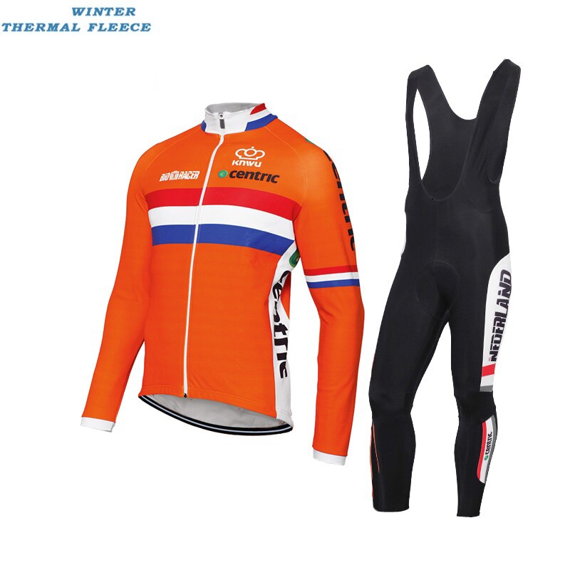CENTEIC Retro Cycling Jersey Long sleeved suit