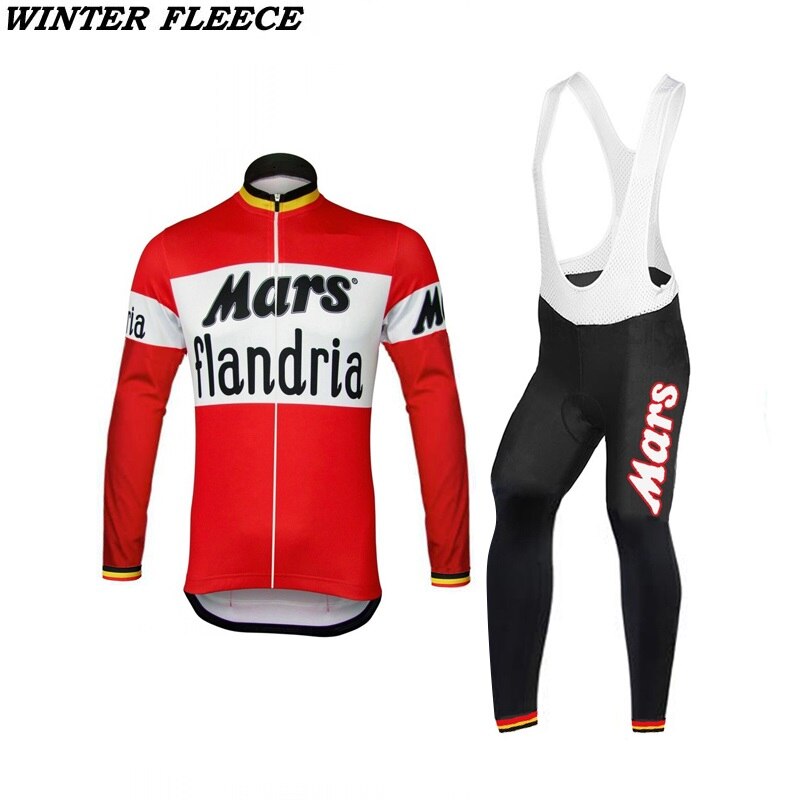 Mars Retro Cycling Jersey Long sleeved suit