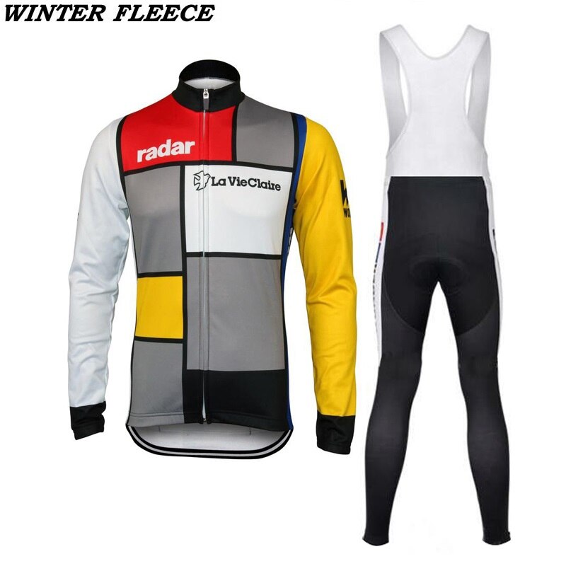 Radar Retro Cycling Jersey Long sleeved suit