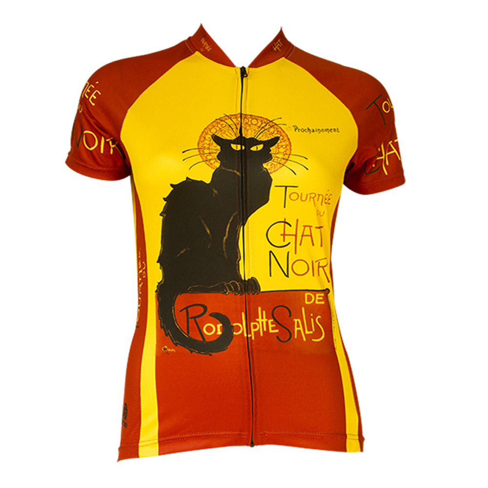 CAT Red Retro Cycling Jersey Short sleeve