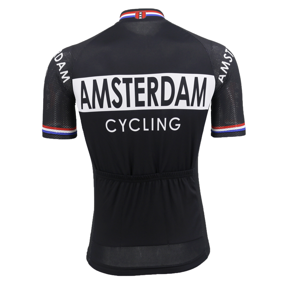 AMSTERDAM Retro Cycling Jersey Short sleeve